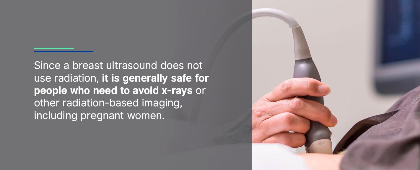 Breast Ultrasound Doesn't Use Radiation