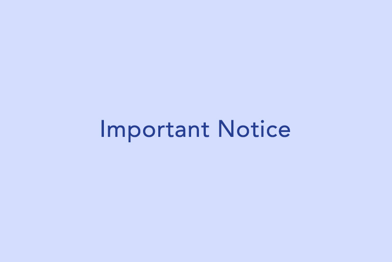 Important Notice